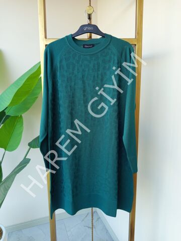 ORHAN KENDİNDEN DESENLİ MERSERİZE TUNIK