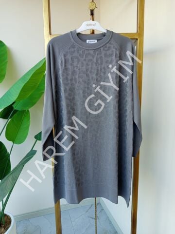 ORHAN KENDİNDEN DESENLİ MERSERİZE TUNIK