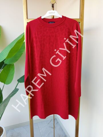 ORHAN KENDİNDEN DESENLİ MERSERİZE TUNIK