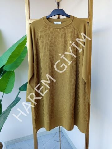 ORHAN KENDİNDEN DESENLİ MERSERİZE TUNIK