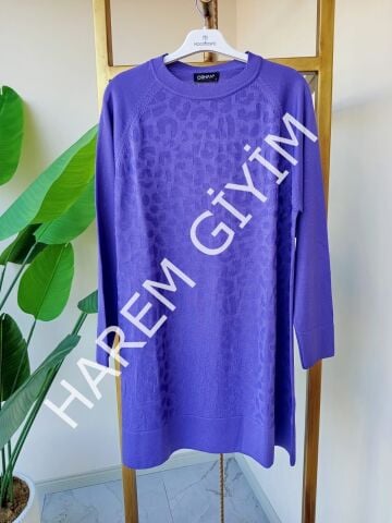 ORHAN KENDİNDEN DESENLİ MERSERİZE TUNIK