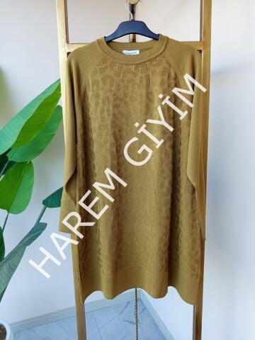 ORHAN KENDİNDEN DESENLİ MERSERİZE TUNIK