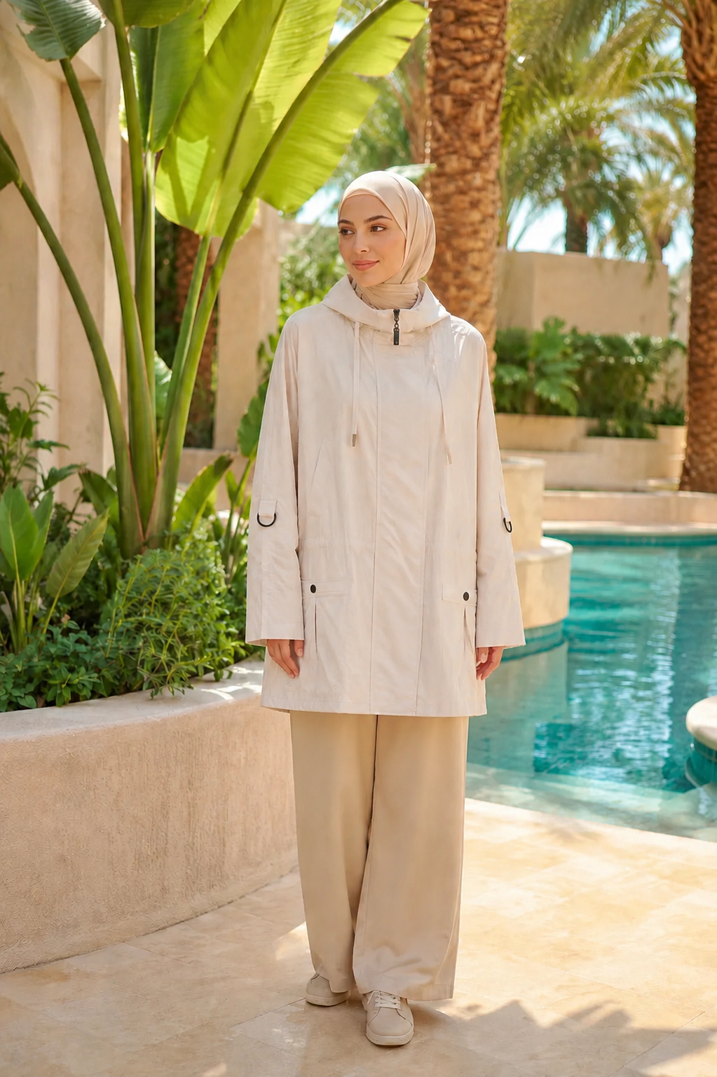 PUREVA YAZLIK KISA TRENCH