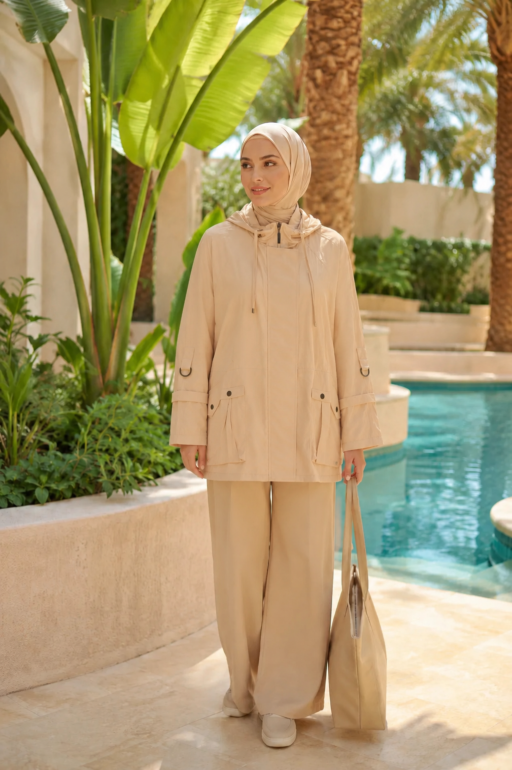 PUREVA YAZLIK KISA TRENCH