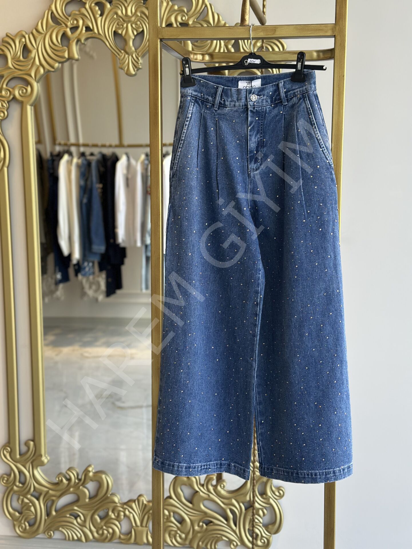 GHISA SERPME TAŞ KOT PANTOLON