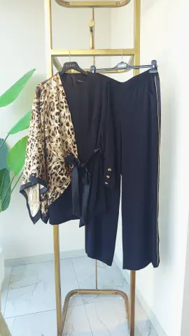 GAZELLA LEOPAR DESENLİ İKİLİ TAKIM