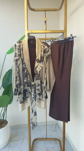 GAZELLA DESENLİ İKİLİ TAKIM HIRKA