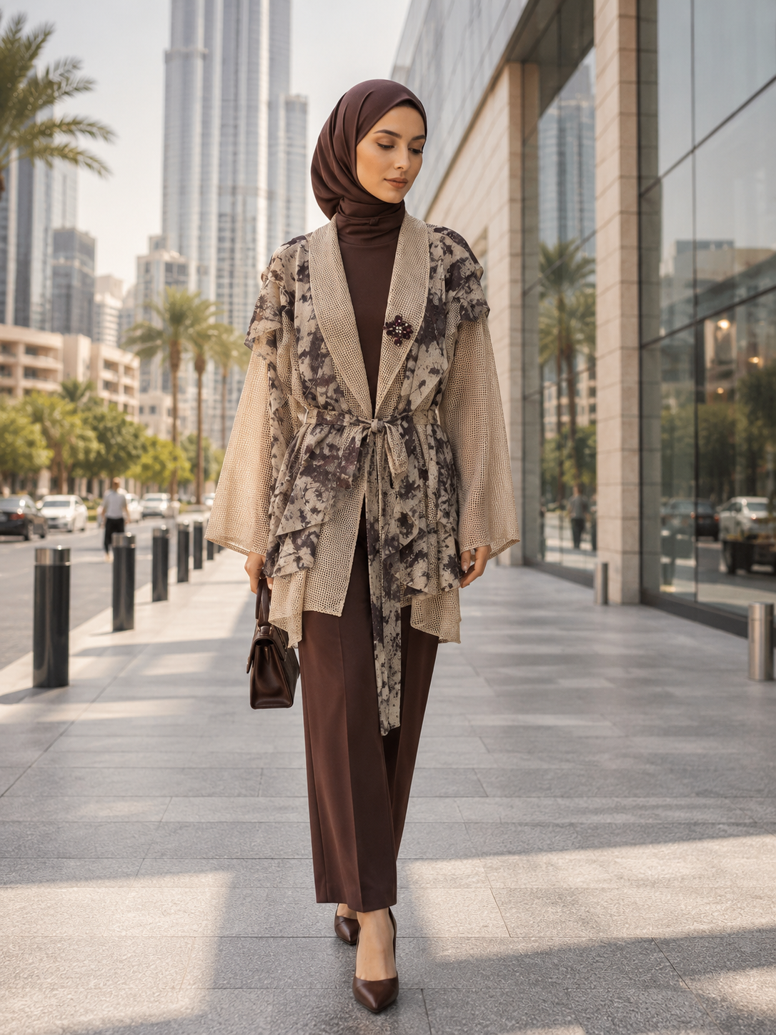 GAZELLA DESENLİ İKİLİ TAKIM HIRKA