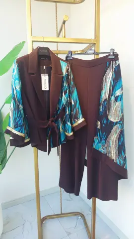 GAZELLA PANTOLON TÜL DETAY İKİLİ TAKIM