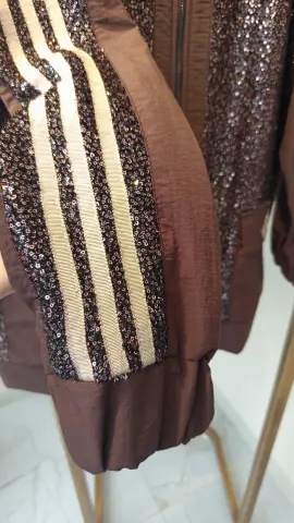 MY312 ARKASI TAŞ DETAY BOMBER CEKET