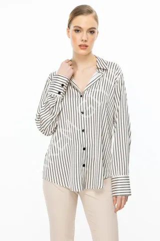 ON FASHION ÇİZGİLİ GÖMLEK