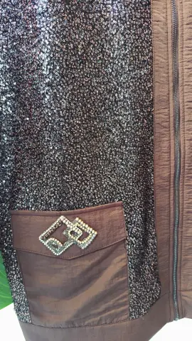 MY312 ARKASI TAŞ DETAY BOMBER CEKET