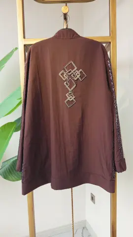 MY312 ARKASI TAŞ DETAY BOMBER CEKET