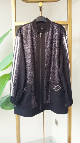 MY312 ARKASI TAŞ DETAY BOMBER CEKET