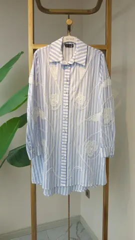 PUREVA ÇİZGİLİ GÖMLEK