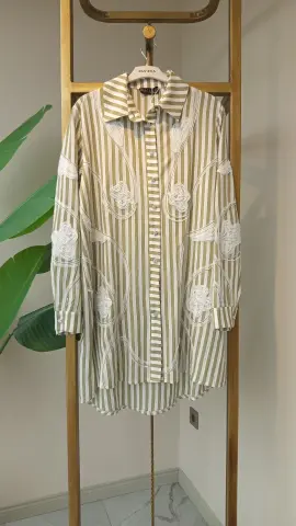 PUREVA ÇİZGİLİ GÖMLEK