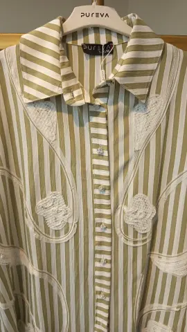 PUREVA ÇİZGİLİ GÖMLEK