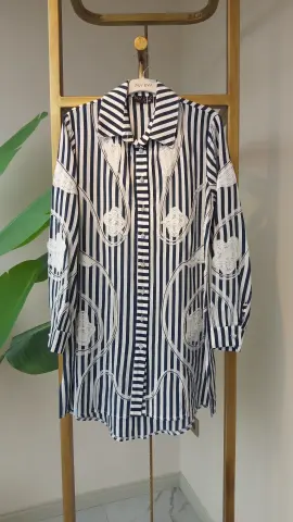 PUREVA ÇİZGİLİ GÖMLEK