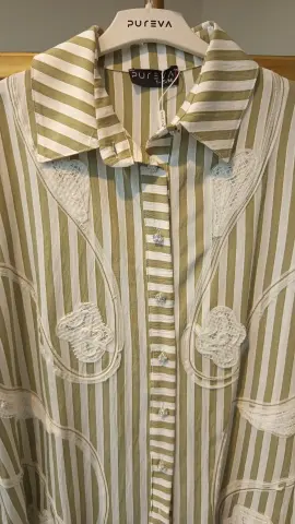 PUREVA ÇİZGİLİ GÖMLEK