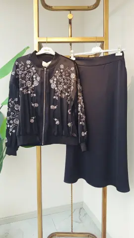 MÜSEMMA /THREE LIGHT TAŞ İŞLEME DETAY İKİLİ ETEKLİ TAKIM