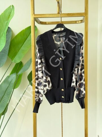 GHISA LEOPAR DESENLİ HIRKA