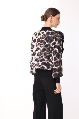 GHISA LEOPAR DESENLİ HIRKA
