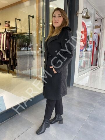 TRENÇ KÜRK DETAY KABAN