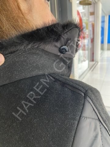 TRENÇ KÜRK DETAY KABAN