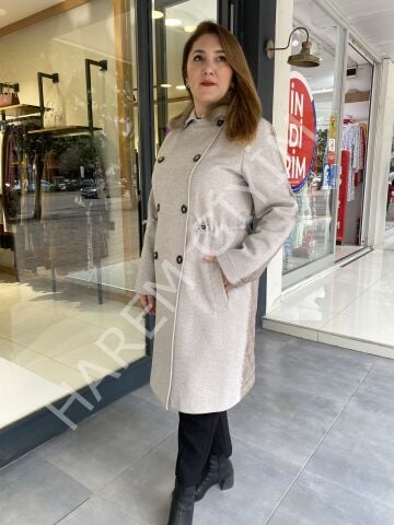 TRENÇ KÜRK DETAY KABAN