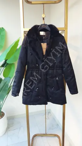 N'PRIVE BONCUK İŞLEME DETAY KISA ŞİŞME MONT