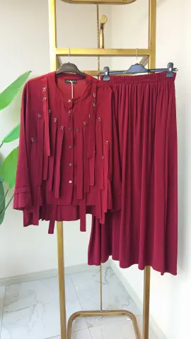 CEREMONY TENCEL KUMAŞ ETEKLİ TAKIM