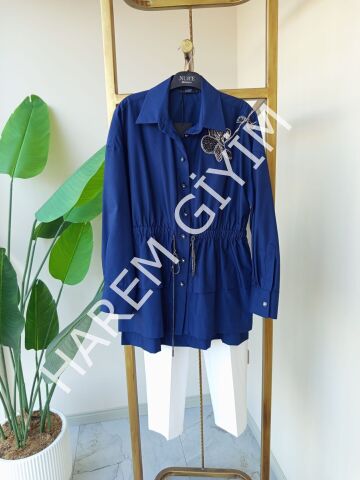 NUR'E TAŞ İŞLEMELİ GÖMLEK