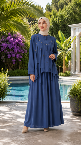 CEREMONY TENCEL KUMAŞ ETEKLİ TAKIM