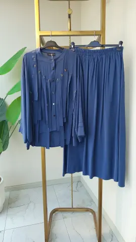 CEREMONY TENCEL KUMAŞ ETEKLİ TAKIM