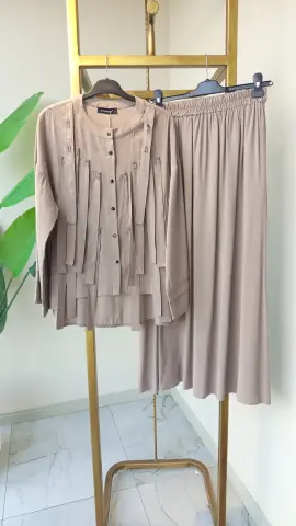 CEREMONY TENCEL KUMAŞ ETEKLİ TAKIM