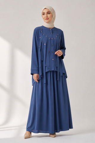 CEREMONY TENCEL KUMAŞ ETEKLİ TAKIM