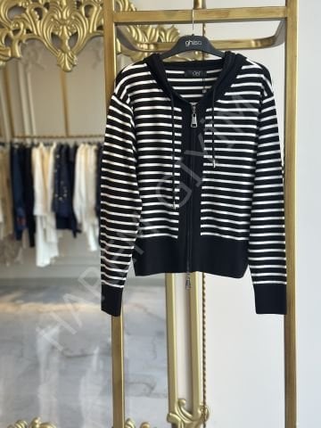 ON TRIKO ÇİZGİLİ HIRKA