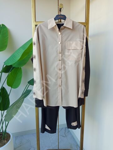 NUR'E KOLU TAŞ DETAY İKİLİ TAKIM