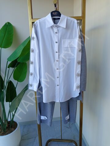 NUR'E KOLU TAŞ DETAY İKİLİ TAKIM