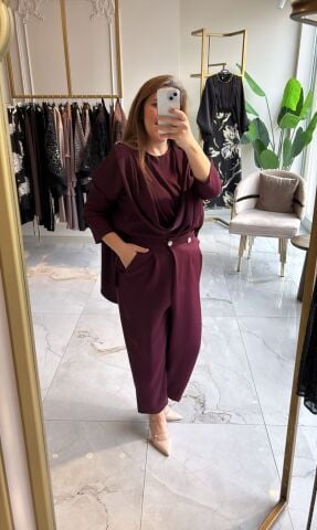 MY312 DEGAJE YAKA İKİLİ TAKIM