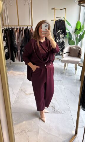 MY312 DEGAJE YAKA İKİLİ TAKIM