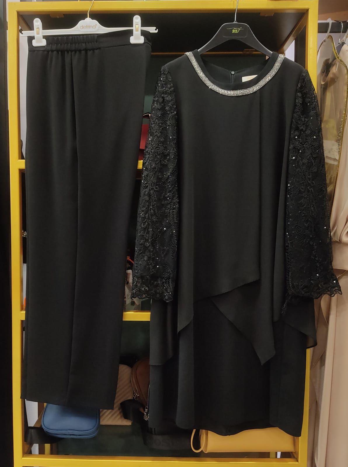 MATEX KOL İŞLEME DETAY İKİLİ TAKIM ABİYE