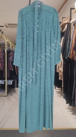 ALMARWAH DÜĞME DETAY ELBİSE