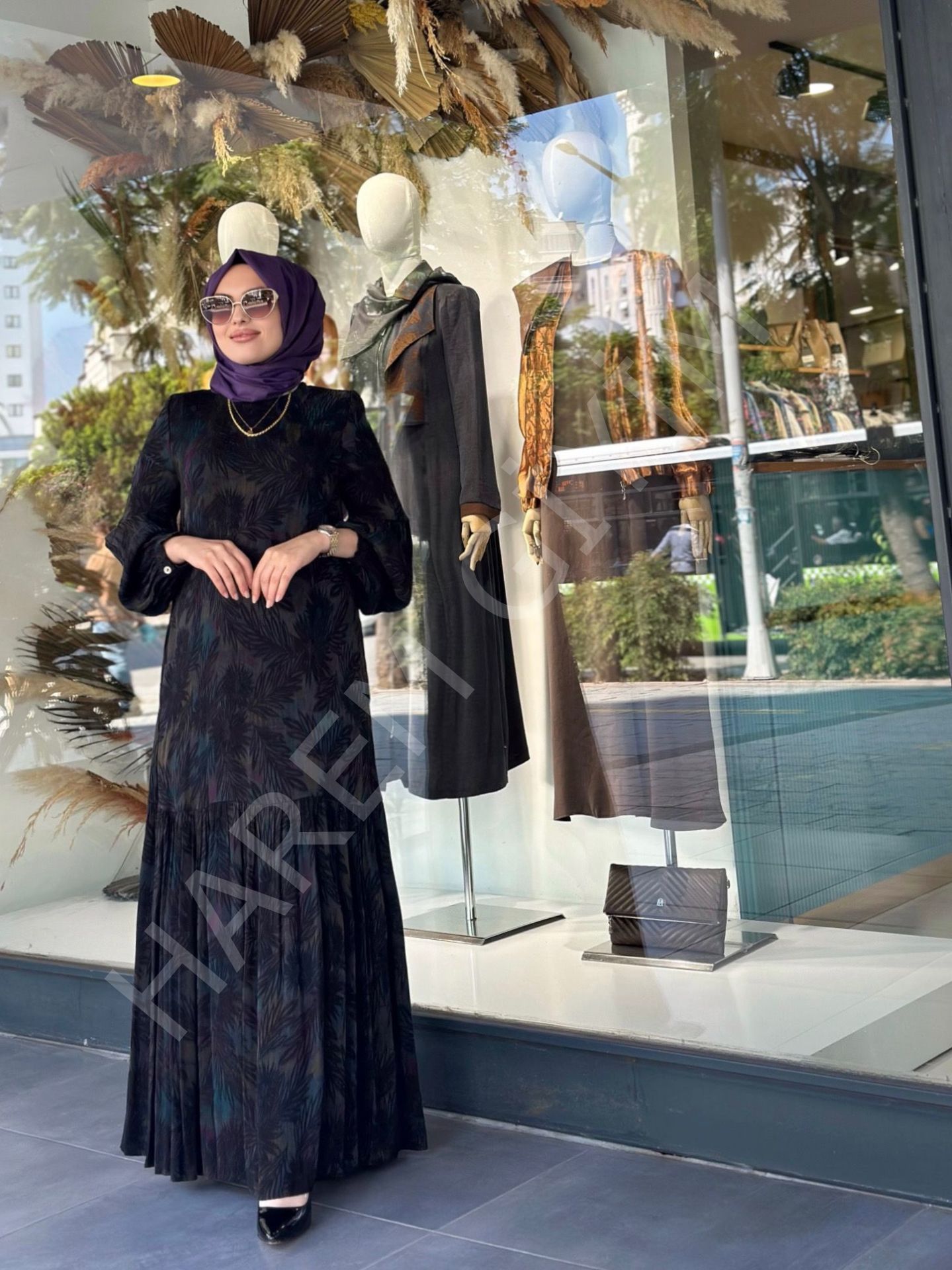 ALMARWAH İPEK QUPRA ELBİSE
