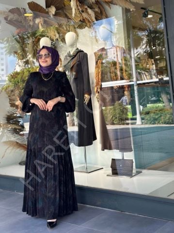 ALMARWAH İPEK QUPRA ELBİSE