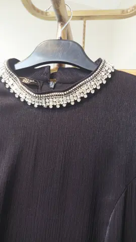 MY312 YANLARI ŞİFON ELBİSE