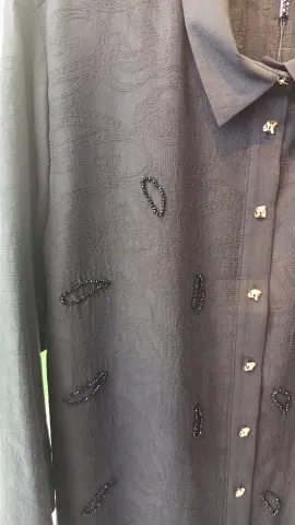 PUREVA /MEVA PLUS GÖMLEK YAKALI BROŞ DETAYLI İKİLİ TAKIM