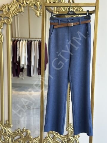 ON TRIKO İNCE KEMERLİ PANTOLON