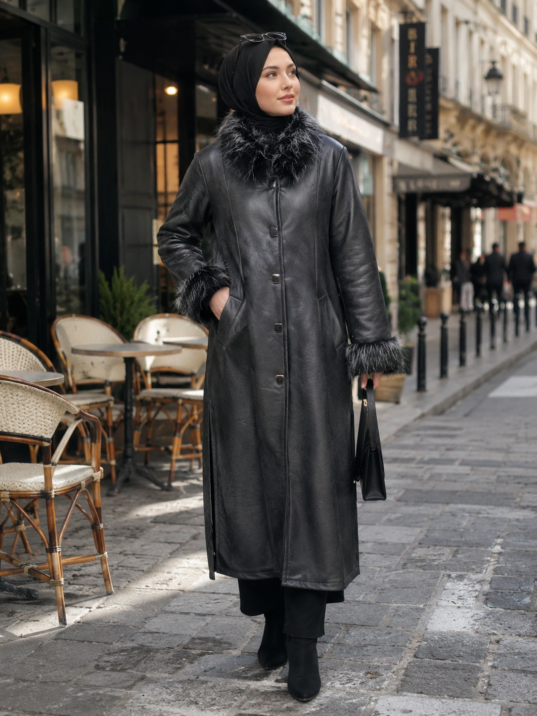 MATEX 6982 ESKİTME DERİ KABAN