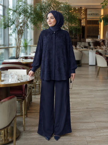 MÜSEMMA THREE LİGHT LİLİ  İKİLİ TAKIM